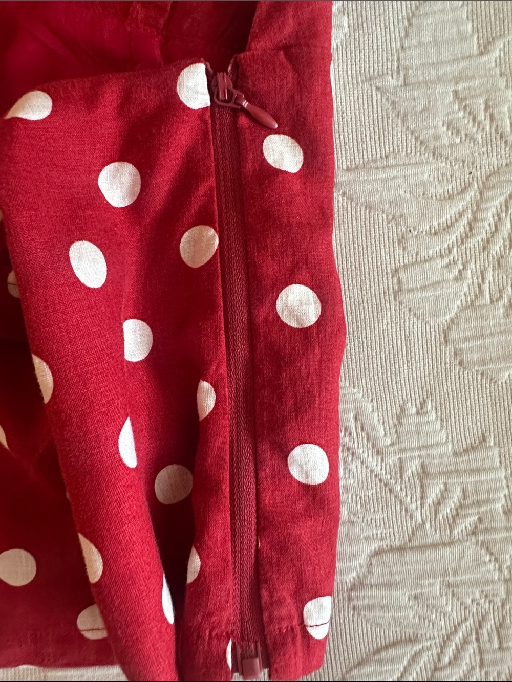Olivaceous Red Polka Dot Halter Top NWT - Picture 5 of 6